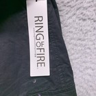 Ring Of Fire Shorts Mens Black Solid Cargo Cotton Classic Fit 30 Belt