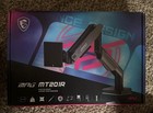 Msi Mpg Mt201r Rgb Gas Spring Single Monitor Arm Mount 17-49in 44lb New
