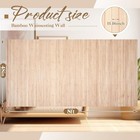 Juexica 2 Pcs Natural Bamboo Wall Panel 48 x96  Interior Decor Room Divider Ob