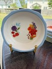 Pioneer Woman Holiday 5  Mini Pie Plate Green Flowers Christmas Dish New