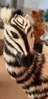 Taxidermy  Realistic Figurine Of Zebra And Yak With Real Fur 
