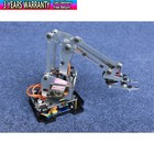 24f Metal 4 Servo Mechanical Arm Aluminum Bracket Clamper Robot Arm For Arduino
