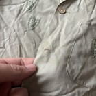 Vintage 1950s Jacobsons Loop Collar Shirt Youth Cotton As Is Green