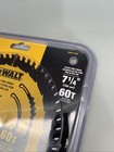 Dewalt Circular Saw Blade 7 1 4 Diameter 60 Teeth Dwa271460 New