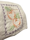 Vintage Hand Embroidered Fruit Tea Towel Flour Sack Large Farmhouse 1950   s 30   