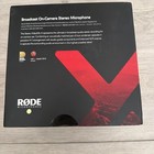 Rode Professional Microphone Stereo Videomic X Wired Xlr On-camera   sealed New