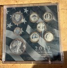 2013 Limited Edition Silver Proof Set 8 Coins Ogp American Silver Eagle-pristine