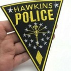 Hawkins Police Patch Embroidered Iron On Stranger Things Cosplay Costume