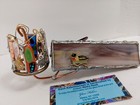 Stained Glass Kaleidoscope - Birds  Hummingbird  Owl  Merganser