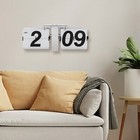 Retro Wall Mount   Tabletop Flip Clock Battery Powered Digital Display Clock