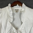Dirndl Blouse Germany Bavarian Top  Trachten Octoberfest Folk Festival Size 36 s