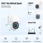 16ch Nvr Wireless Outdoor Security Camera System Cctv Ptz Wifi Cameras For Home