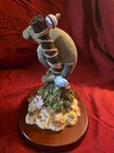Walrus Resin Figurine Sculpture With Wooden Base Decorative Animal Figurine