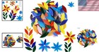 Polished Petal Glass Mosaic Tiles  100 Pc Vibrant Assortment For Art Projects