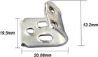 Upholstery Furniture Spring Clips  Sofa Repair Kit For 50pcs  Silver 