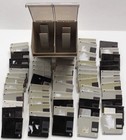 60 Used 3 5  1 44mb Floppy Disks Plus Storage Case