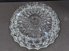 Large Cigar Ashtray Libbey Canada Sunflower 1783682 Pressed Glass Mcm Barware
