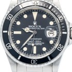 Rolex Submariner 1680 Vintage Stainless Service Case Patina Black Dial Auto 40mm