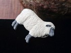 Vtg Sheep Lapel Pin 1992 Gg Harris Fine Pewter Enamel Farm Figural Brooch  447