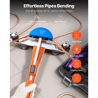 Uimoso Tubing Bender Kit 1 4-7 8inch Ratcheting Pipe Bender With Aluminum Design