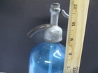 Vintage Jack Bellack Brooklyn Ny Blue Glass Seltzer Bottle Lot H