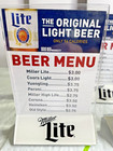 Sealed Box Of 10 Miller Lite Table Tent Holders Celebrate Responsibly 2019 Promo