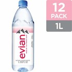 Natural Spring Water  1 L Bottle  12 Pack