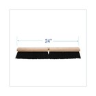 Boardwalk 20624 3  Black Polypropylene Bristles 24  Brush Floor Brush Head New
