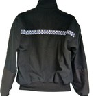 Yaffy Fleece Jacket Windstopper Jacket Klickfast Blue Checked Coat Black Hiking