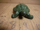 Vintage Green Cast Iron Turtle