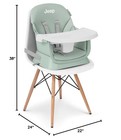 Jeep Milestone 6-in-1 Convertible High Chair  Sage Green