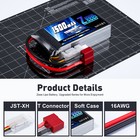 2x Zeee 7 4v 60c 1500mah 2s Lipo Battery T Plug For Rc Airplane Fpv Drone Quad