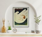 Vietnam War Poster Peace Is In Our Hands A Child Resting In A White Dove 12x16in
