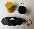 Vintage Hot Shot Mini Camera Keychain   Kodak Film Canister   Black Case