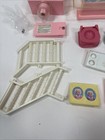 Vintage Lot 1991 Playskool Victorian Style Dollhouse House Furniture Accessories