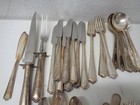 Vintage Rogers   Bro Paisley Pattern Silverplate Flatware 43 Pieces