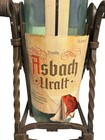Vintage Asbach Uralt Bottle Brandy Swing Pour Wine Embossed Wrought Iron