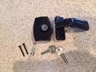 Inside Black Storm And Screen Door Latch Handle With Lock Ch701 Key