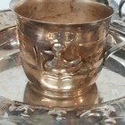 Euc Vintage Denmark Silverplated Childs Duck Cup And Bowl plate 917 928