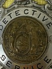 Jo Brzenzensi Detective Agency 10 Badge C G Braxmar New York 75yrs Old   Rare 