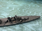 Vintage Navis 1 1250 Wwi British Lion  124 Fleet Ship Metal Waterline Model