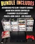 Sony Playstation 3 Slim Console Bundle 1tb Storage Controller games accessories