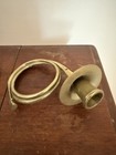 Vtg Trumpet French Horn Brass Instrument  Light Fixtures   Flower Doorknobs