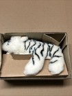 1990 Iwaya White Bengal Tiger Animal Animated Battery Operated Moving Toy New