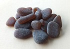 24 Pcs Brown Beach Combed Sea Glass  Premium Jewelry Quality  Assorted
