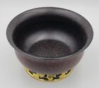 Teleflora Gift Decorative Bowl W  Modern Gold Leaf Design - New