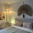 Bamboo Fan Wall Decor  Large Wall Fan Decor   Natural Wall Decor  Wall Decor Fan