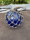 Japanese Glass Fish Floats - Cobalt Large 