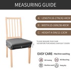 Waterproof Pu Leather Dining Chair Covers Stretch Slipcover Kitchen Seat Protect