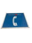 Vintage Pacific Bell Phone Sign Double Sided Plastic Telephone Panel Rare 12   